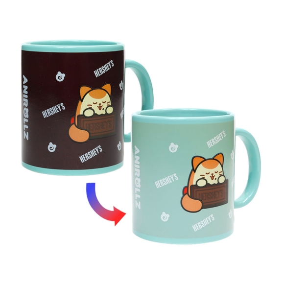 Hershey's 16oz. Magic Mug Cup Anirollz x Hershey's Cute Character Color Changing - Picture 1 of 7